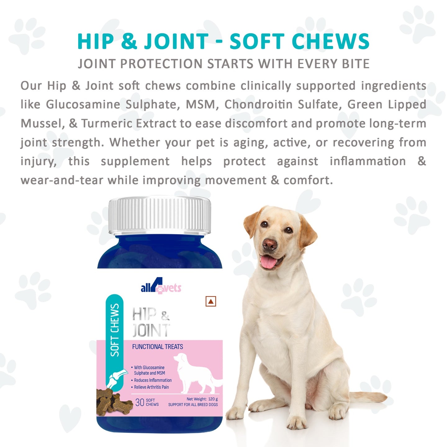 SOFT CHEWS- HIP & JOINT FOR DOGS